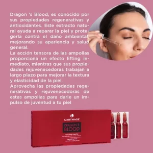 CARTHAGE-DRAGON`S BLOOD-Lipo-lifting ampollas- remodeladora de acción intensa cant. 10