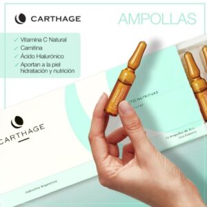 CARTHAGE- AMPOLLAS HUMECTO-NUTRITIVAS Con Vitamina C Natural- cant. 10